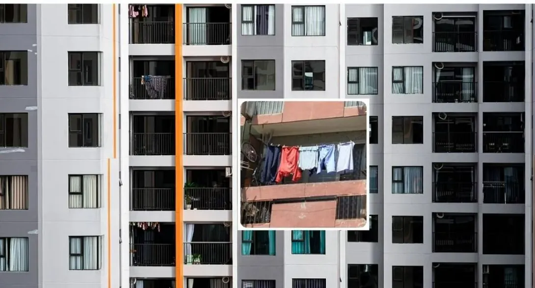 Sanción por colgar ropa en balcones | Por qué no se puede tender la ropa en fachada del edificio | Qué no se puede hacer en un conjunto residencial