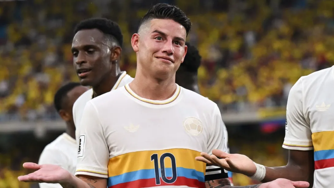 James Rodríguez, capitán y referente de la Selección Colombia.