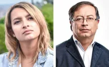 Andrea Petro y su papá, el presidente Gustavo Petro