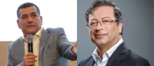 Dumek Turbay y Gustavo Petro.