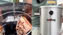 Barril asador de carne del D1.