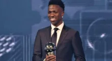 Vinicius Jr ganó el premio The Best como mejor jugador de la Fifa en 2024: quedó por delante de Rodri y Bellingham.