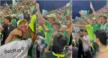 'Fico' Gutiérrez fue captado celebrando goles de Nacional en el Atanasio Girardot en final ante Tolima: video y reacción del alcalde de Medellín