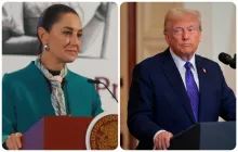 Claudia Sheinbaum y Donald Trump.