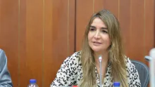 La senadora Nadia Blel.
