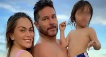 Michelle Gutty, esposa de Marcelo Cezán, se fue para Argentina y le dejó conmovedor mensaje al presentador, quien se quedó con su hijo solo.