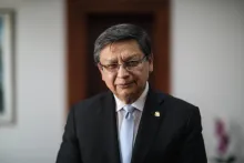 Magistrado Jorge Enrique Ibáñez Najar, presidente de la Corte Constitucional.
