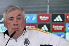 Carlo Ancelotti habló en rueda de prensa desde la sede del Real Madrid en Valdebebas