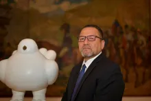 César Palomino, en su posesión como director de la ANDJE.