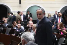 Armando Benedetti, ministro del Interior, en el Senado de la República.