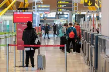 Aeropuerto de Barajas, en Madrid, España.