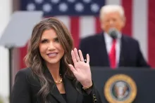 Kristi Noem, secretaria de Seguridad Nacional. 