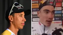 Juan Ayuso habló de Egan Bernal tras la primera etapa de montaña en el Giro de Italia 2025.