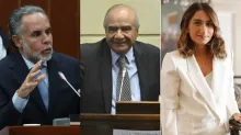 Armando Benedetti, Héctor Carvajal y Laura Sarabia.