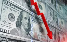 El dólar se impulsó a la baja este miércoles. 