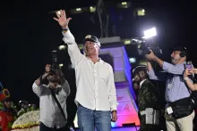 Novia del 'Flaco' Solórzano publicó video del reencuentro que tuvo con el actor, luego de que fue eliminado del 'reality' de RCN.