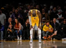 LeBron James reacciona a la derrota ante Denver Nuggets