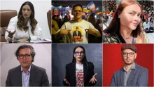 María Fernanda Carrascal, Daniel Mauricio Monroy Hernández, Laura Daniela Beltrán (Lalis), Heráclito Landínez, María del Mar Pizarro y Gabriel Becerra.