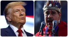 Donald Trump y Nicolás Maduro.
