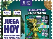 Sorteo 4141 de la Lotería del Tolima