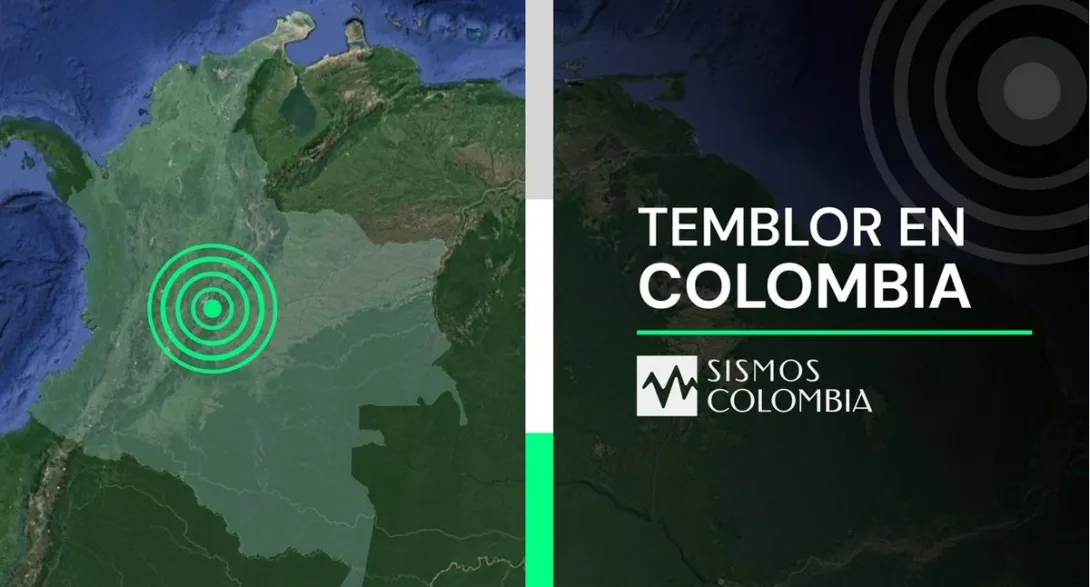 El Servicio Geológico Colombiano reportó un fuerte sismo hoy 2024-10-18 a las 21:03:26 en Santa Hel.