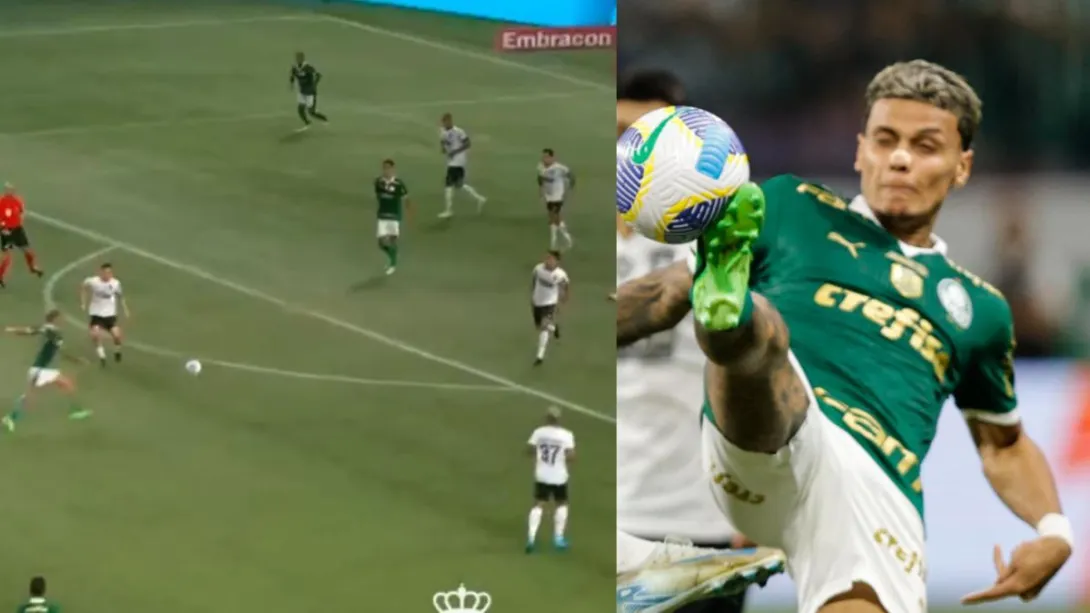 A Ríos le amargaron los 100 partidos con Palmeiras que se aleja del título en Brasil.