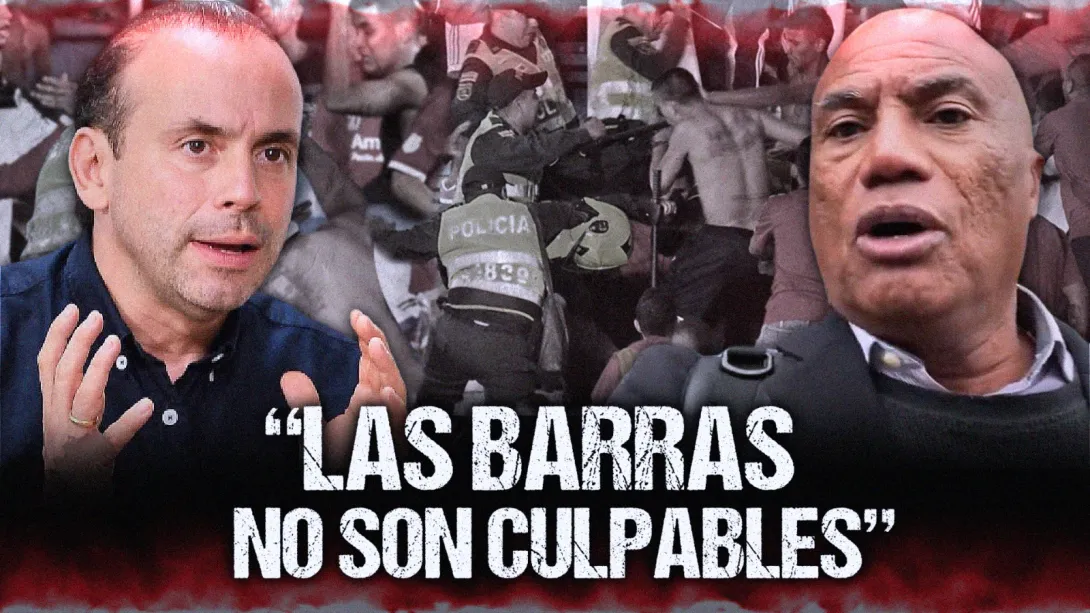 El periodista Jaime Dinas no se guardó nada y explotó por la violencia en la final de la Copa BetPlay entre América y Nacional. Salvó a los hinchas.