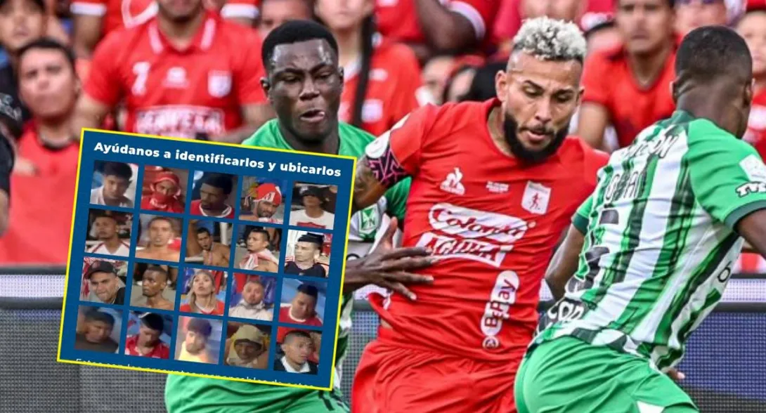 Policía de Cali ofrece recompensa por hinchas de América en disturbios en final de Copa Colombia ante Nacional.