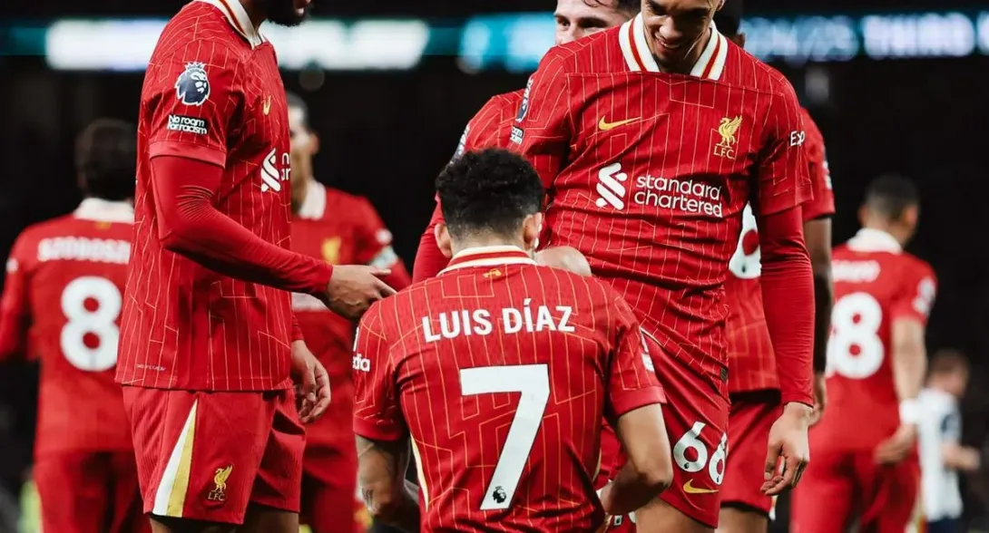 Luis Díaz hizo gol con Liverpool vs. Tottenham en Premier League hoy: video del gol y celebración.