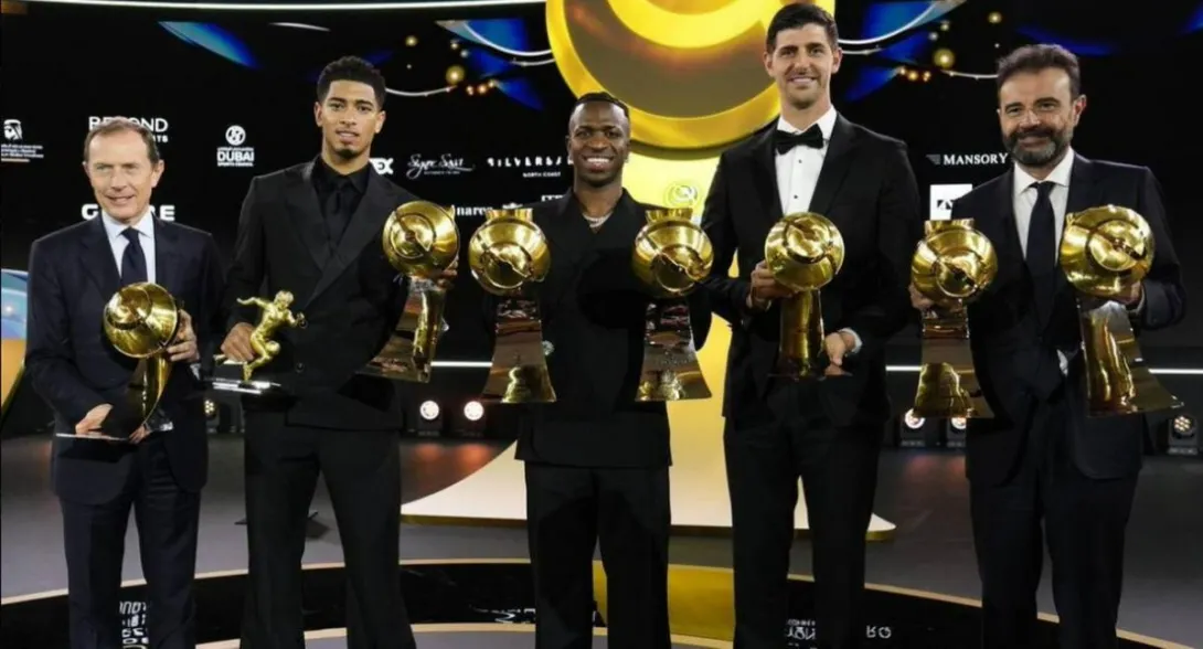 Vinicius Jr y Real Madrid los principales ganadores en los Globe Soccer Award | El jugador y equipo lograron llevarse premios en la gala.