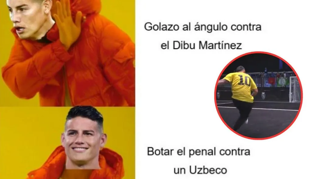 James Rodríguez falló penalti en la Kings World Cup y las redes sociales se incendiaron de burlas: vea los mejores memes que le hicieron al colombiano.