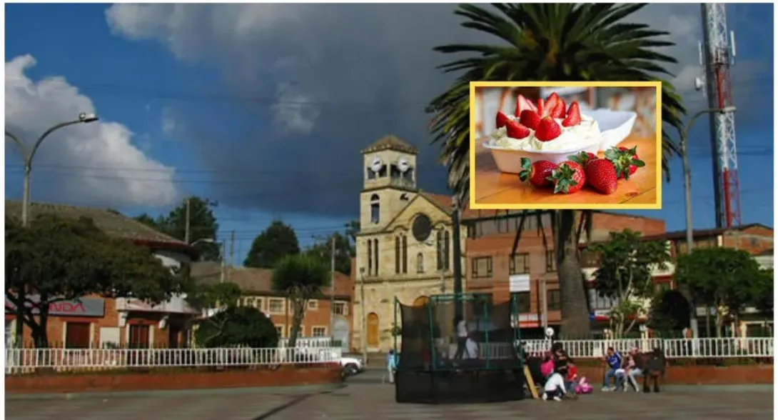 El mal llamado 'pueblo de los locos' de Colombia está ubicado en Cundinamarca y es cerca de Bogotá. Es muy famoso por sus fresas con crema.