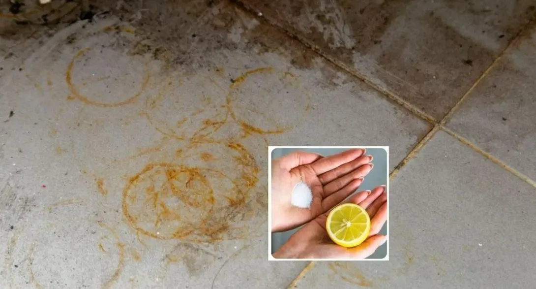 Métodos para quitar las manchas de óxido de las baldosas | Cómo evitar que las juntas se pongan negras | Se deben encerar las baldosas del piso