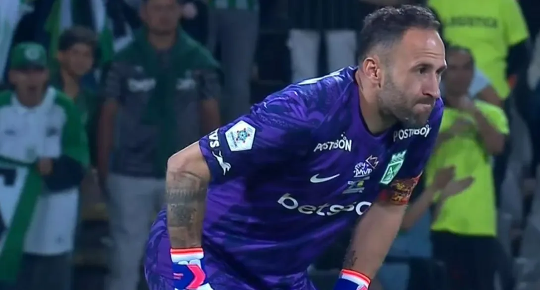 David Ospina, lesionado en Atlético Nacional por golpe en final Superliga ante Atlético Bucamanga.