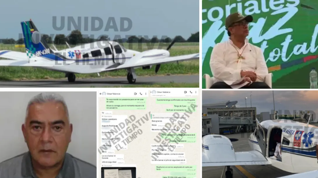 César Valencia consignó $7 millones para que avioneta moviera al hoy Presidente. Luego fue a la Dian