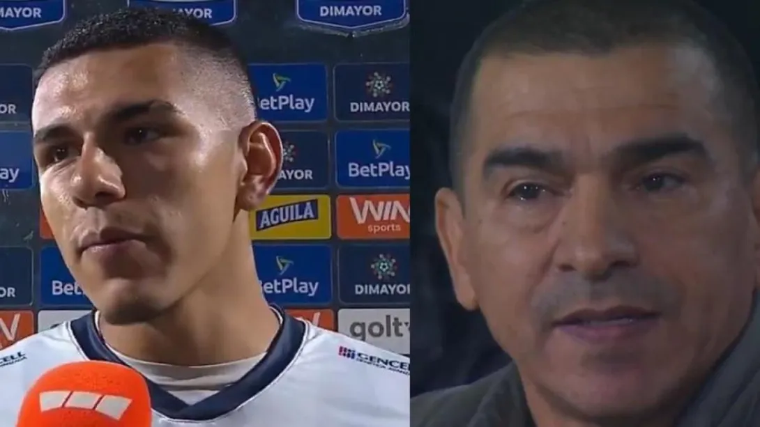 Emilio Aristizábal anotó el primer tanto de Fortaleza en la victoria 2-1 contra Águilas Doradas.