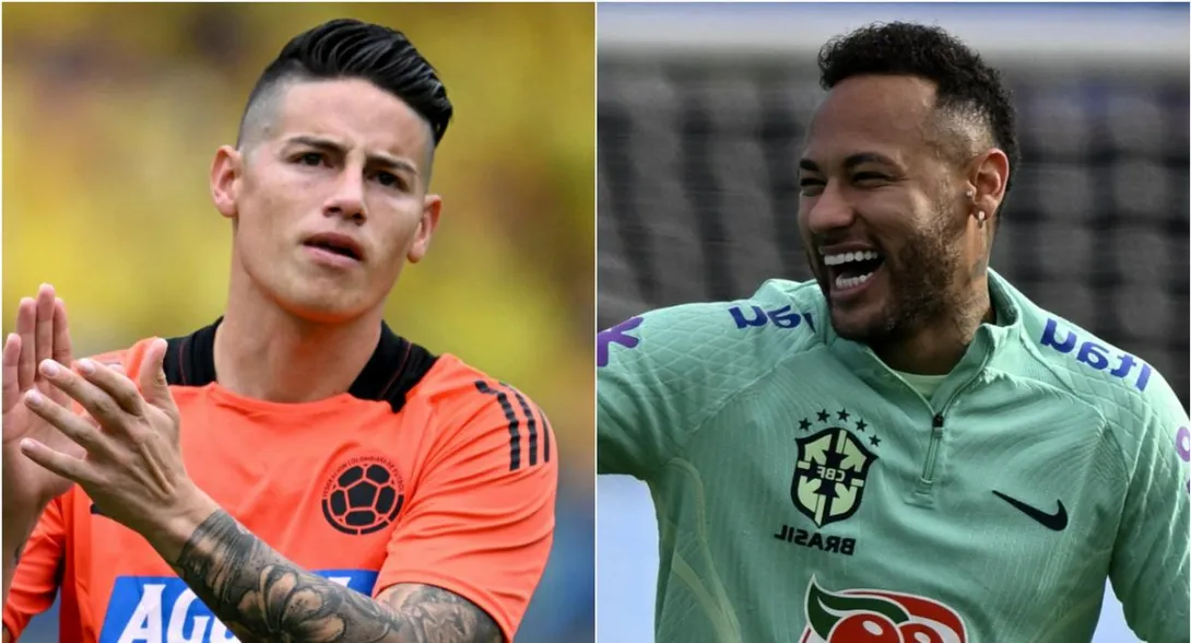 Selección Colombia vs. Brasil: quién gana más entre James Rodríguez y Neymar Jr | Cuánto gana James Rodríguez en León en dólares y pesos colombianos