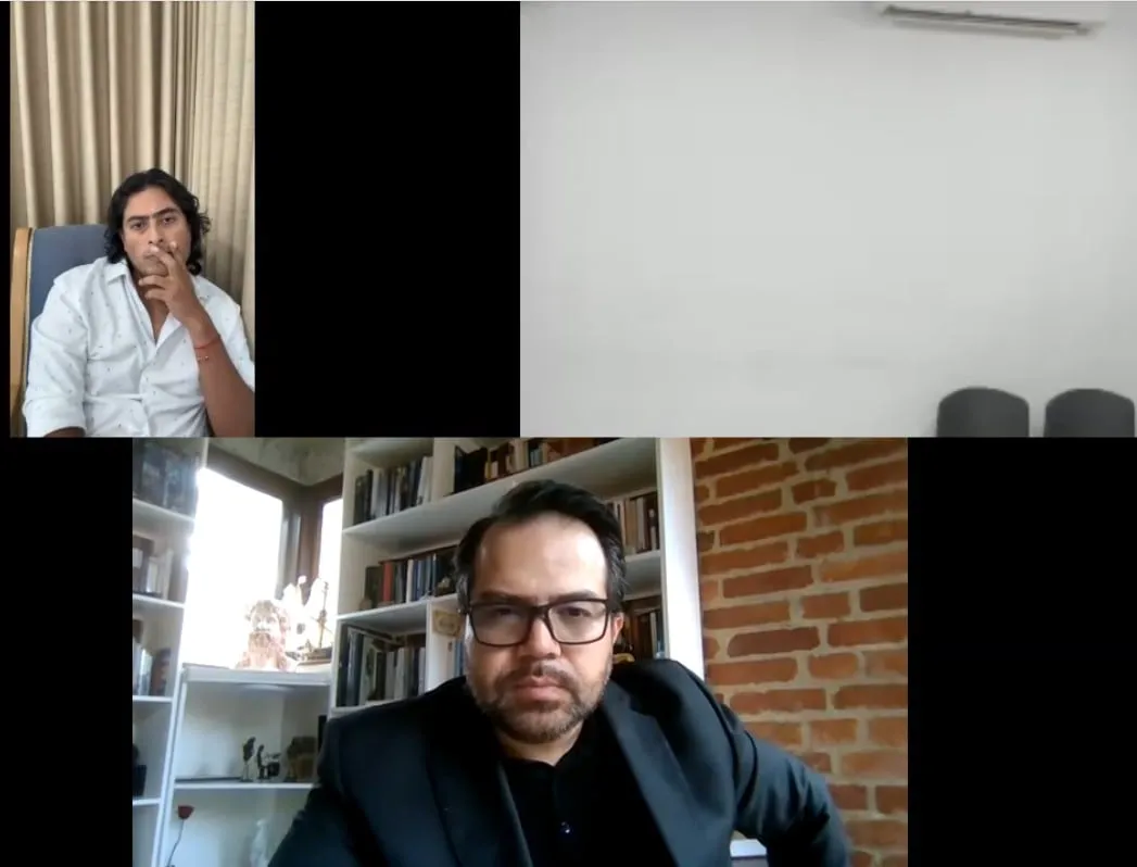 Nicolás Petro en audiencias.