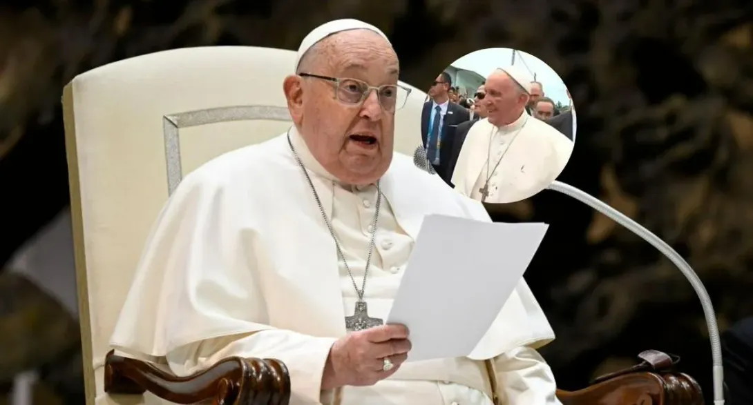 Papa Francisco murió hoy y salió video del accidente que tuvo en Cartagena: le quedó un ojo morado luego del accidente que tuvo en el país