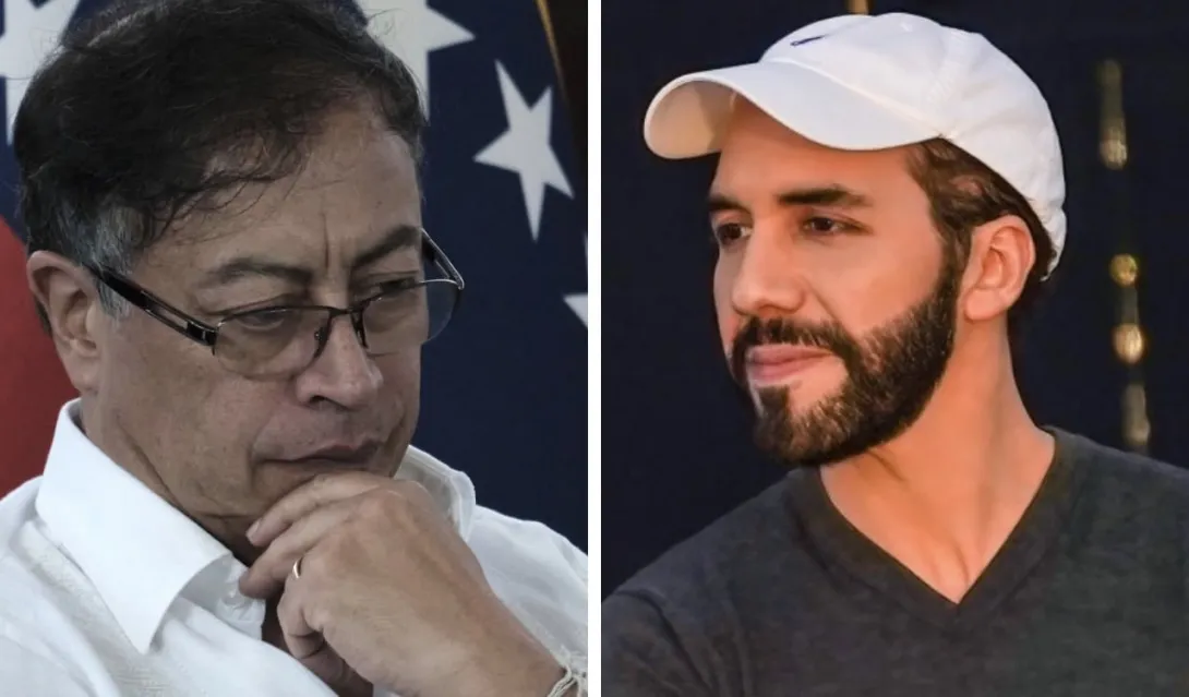 Gustavo Petro y Nayib Bukele.