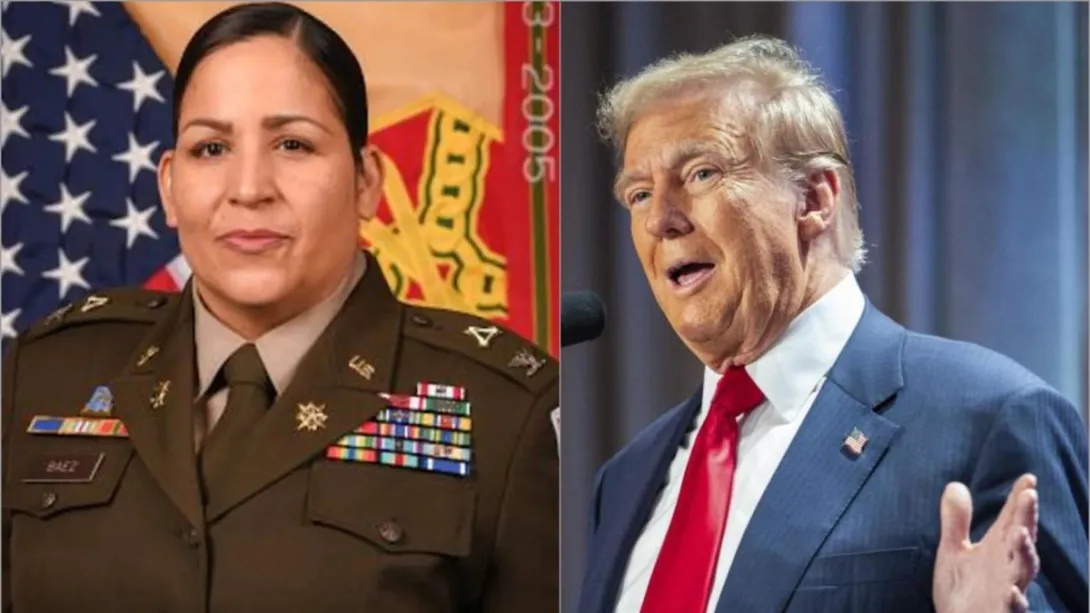 • El año pasado se había convertido en la primera mujer hispana comandante de guarnición en la base militar