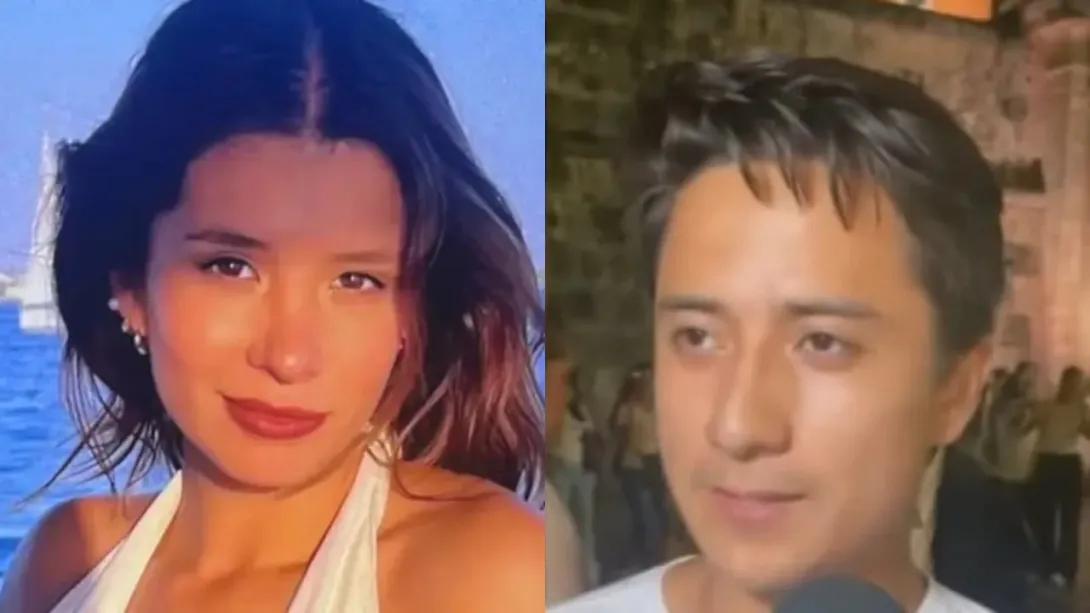 Tatiana Hernández y su novio, David Espitia.
