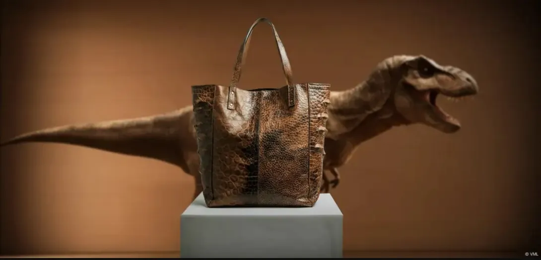 Una propuesta innovadora plantea reemplazar el cuero convencional con uno derivado del ADN del Tyrannosaurus rex.