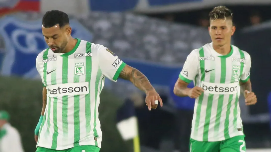 Edwin Cardona y Jorman Campuzano, volantes al servicio de Atlético Nacional.