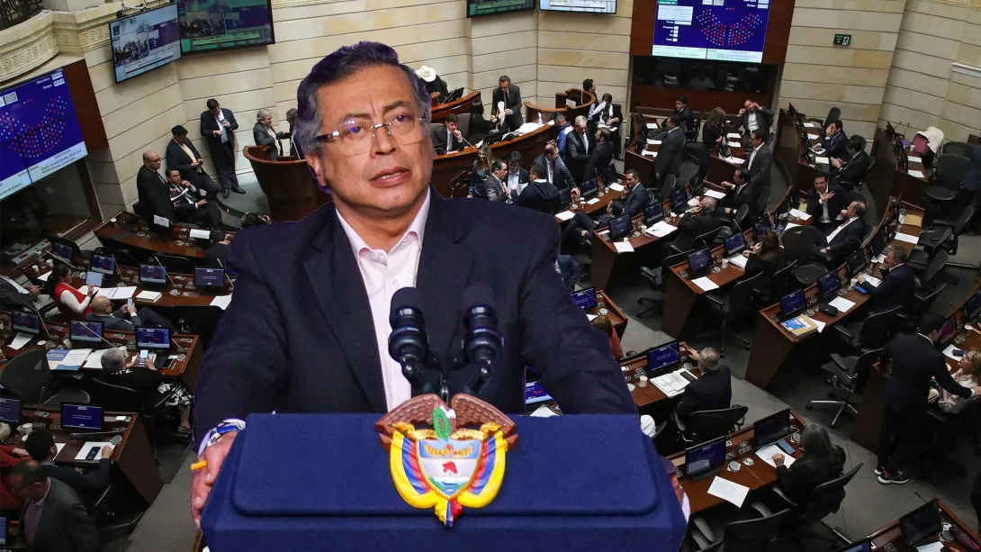 Comienza la discusión de la consulta popular del presidente Gustavo Petro en el Senado.