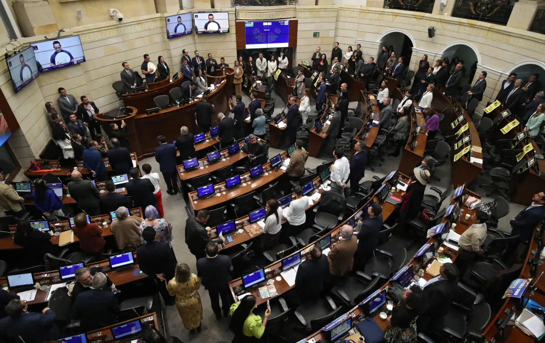 Plenaria del Senado. Imagen de referencia.