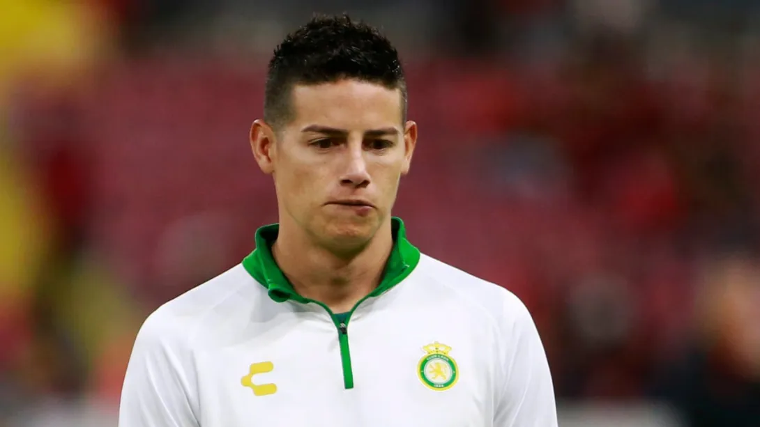 James Rodríguez vistiendo los colores del Club León en México.